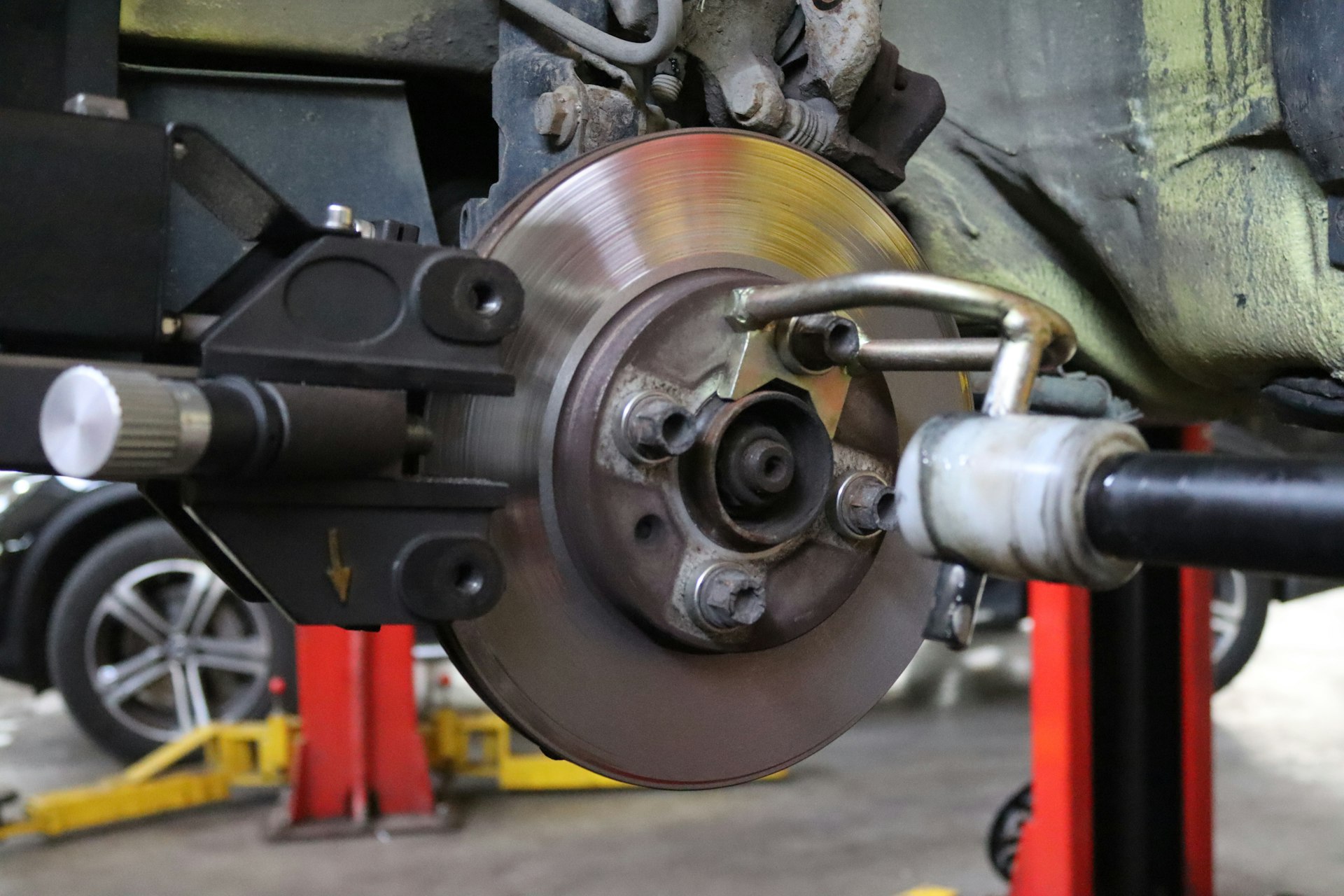 a close-up of a machine